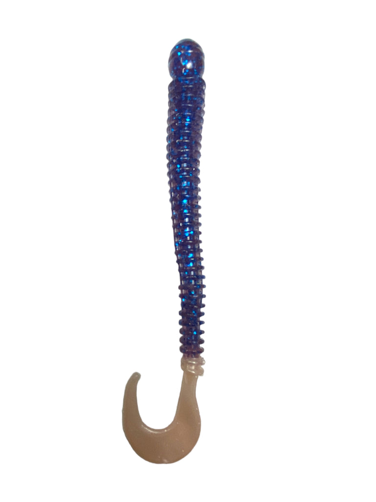 4" RING WORM ELECTRIC BLUE