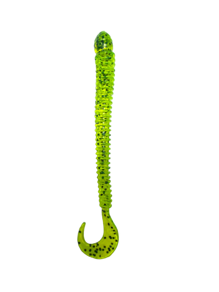 4" RING WORM CHARTREUSE PEPPER
