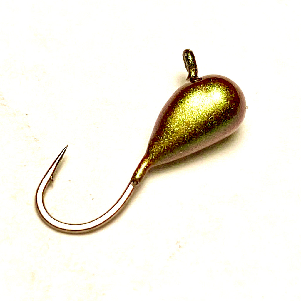 TEARDROP LEPRECHAUN SHIFTING SKIN (GREEN, GOLD, RUST)